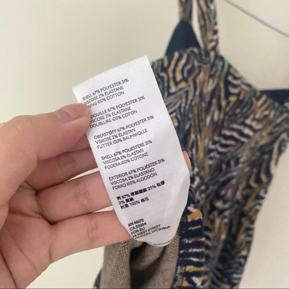 ANTHROPOLOGIE Brown Jamie Zebra Peplum Tank Top - Picture 8 of 10